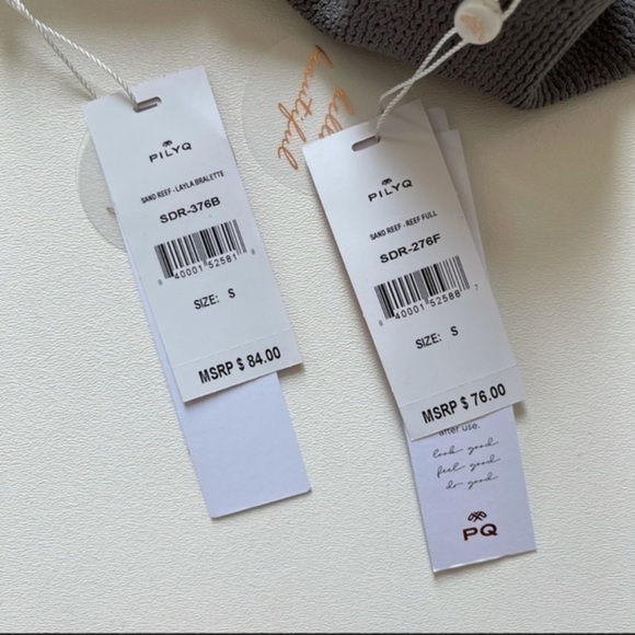 PILYQ SAND REEF LAYLA BRALETTE BIKINI SET - Picture 12 of 13